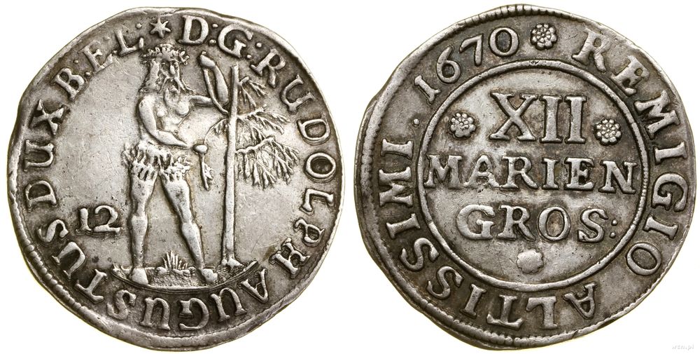 Niemcy, 12 mariengroszy (12 mariengroschen), 1670