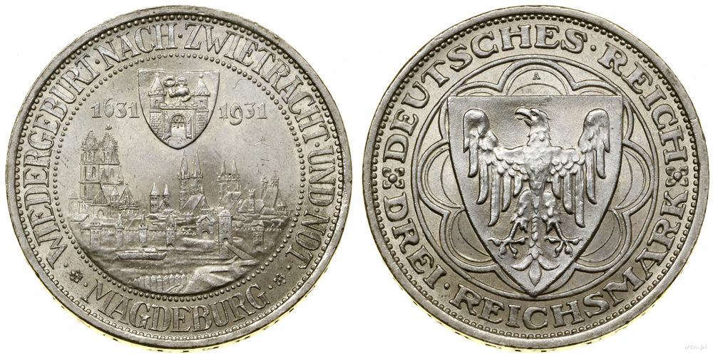 Niemcy, 3 marki, 1931