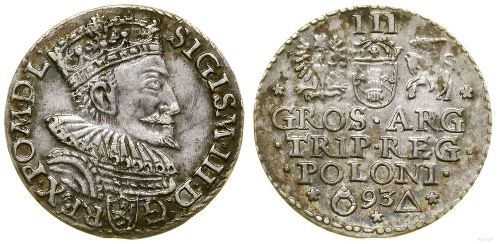 Polska, trojak, 1593