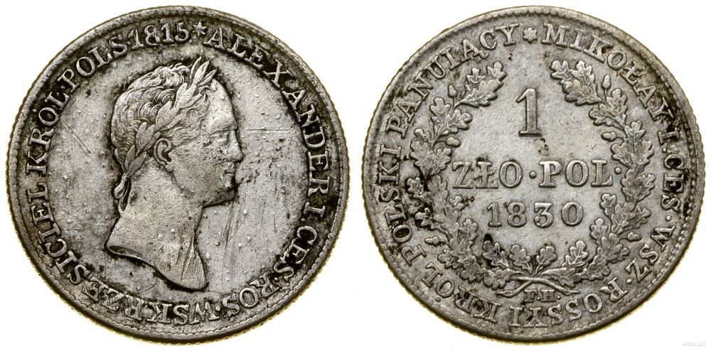 Polska, 1 złoty, 1830