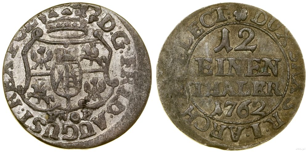 Polska, dwugrosz (1/12 talara), 1762 FWôF