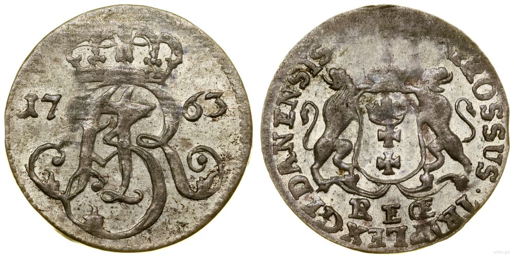Polska, trojak, 1763