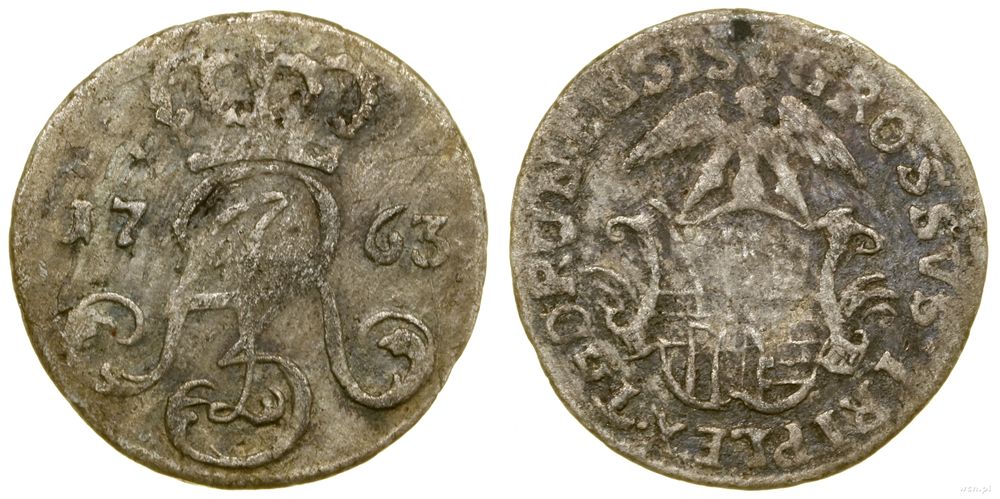 Polska, trojak, 1763