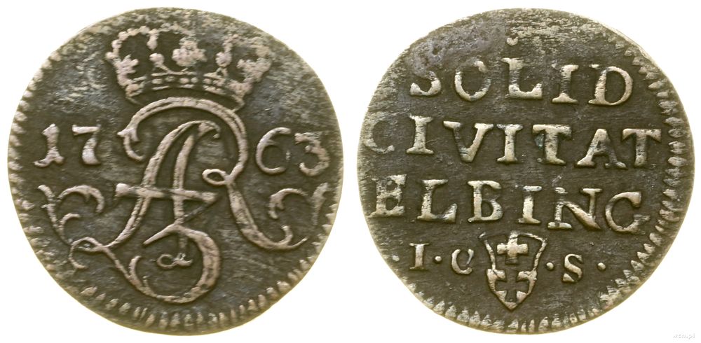 Polska, szeląg, 1763 I• C - •S•