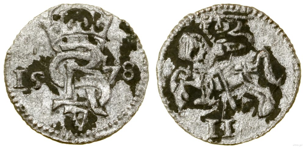 Księstwo Kurlandii, dwudenar, 1578