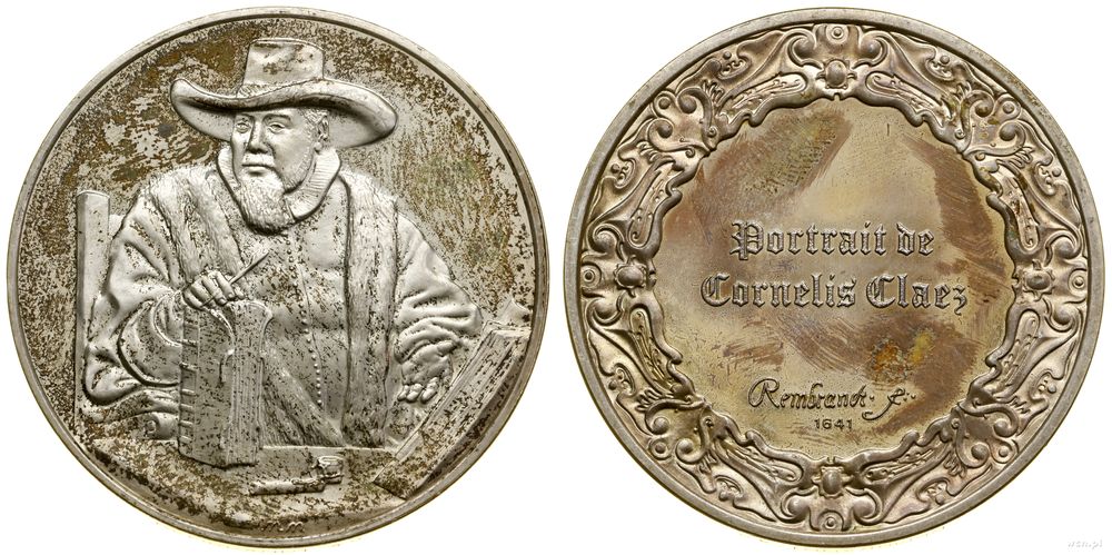 Francja, medal z serii Dzieła Rembrandta