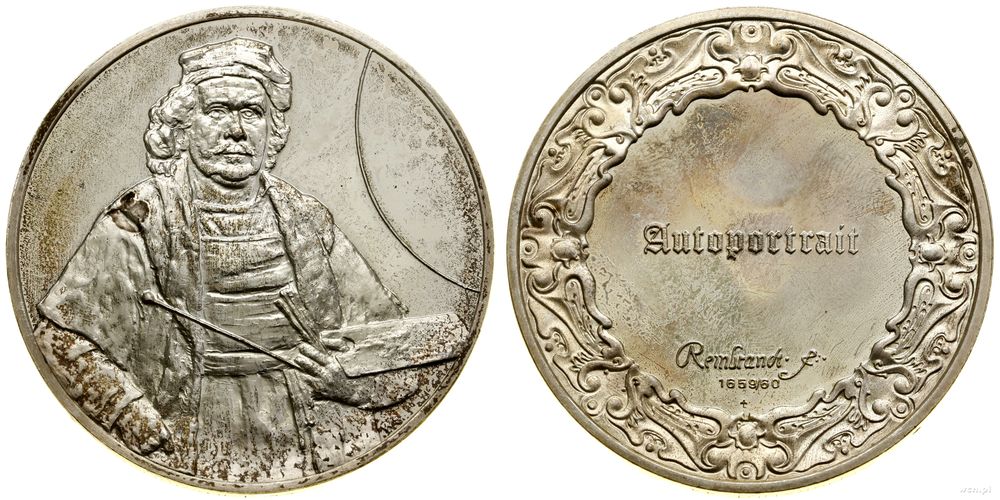 Francja, medal z serii Dzieła Rembrandta