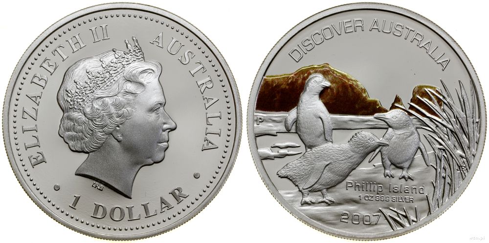 Australia, 1 dolar, 2007 P
