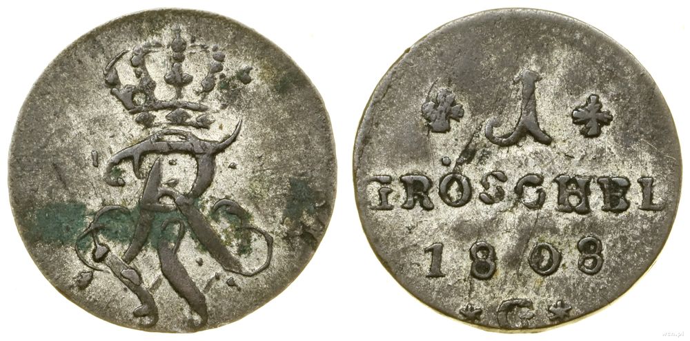 Śląsk, 1 greszel, 1808 G