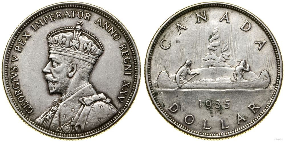 Kanada, 1 dolar, 1935