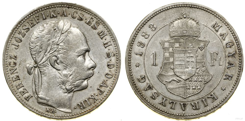 Węgry, forint, 1883 KB