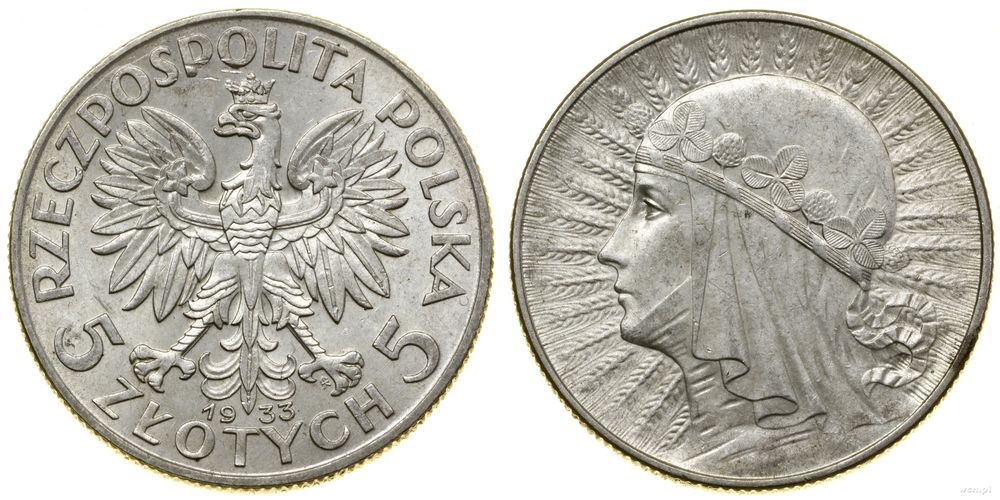 Polska, 5 złotych, 1933