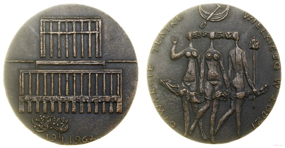 Polska, medal pamiątkowy, 1967