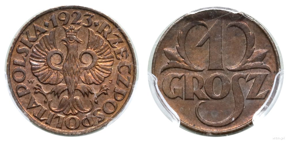 Polska, 1 grosz, 1923