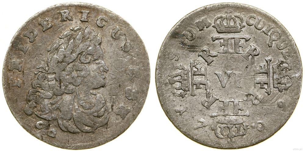 Niemcy, szóstak, 1709 CG