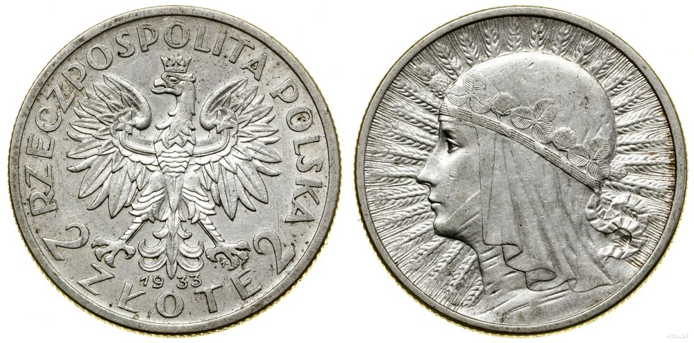 Polska, 2 złote, 1933