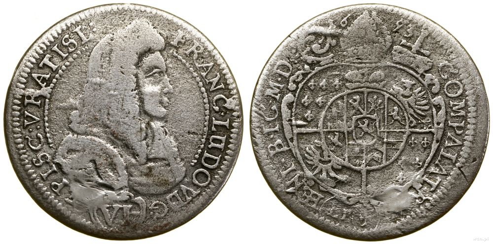 Śląsk, 6 krajcarów, 1693 LPH