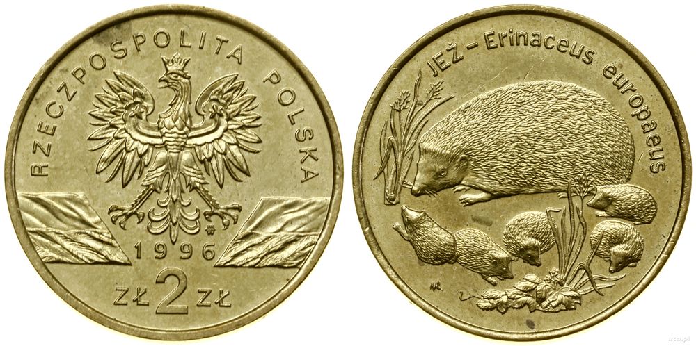 Polska, 2 złote, 1996