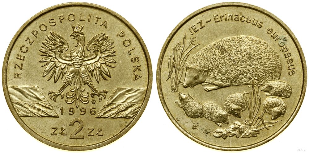 Polska, 2 złote, 1996