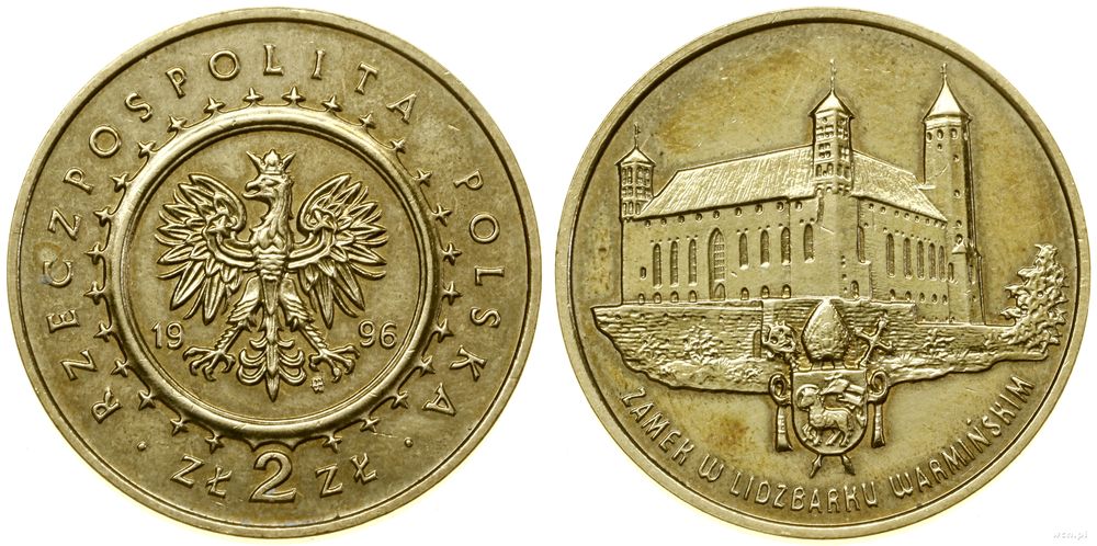 Polska, 2 złote, 1996