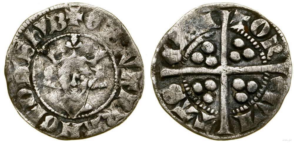 Anglia, denar, (1302–1310)