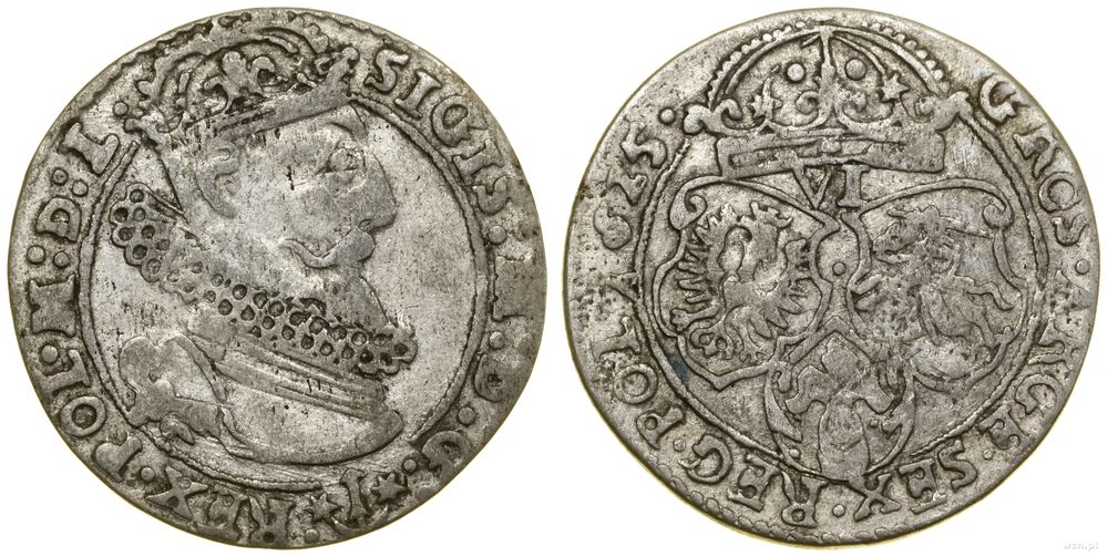 Polska, szóstak, 1625