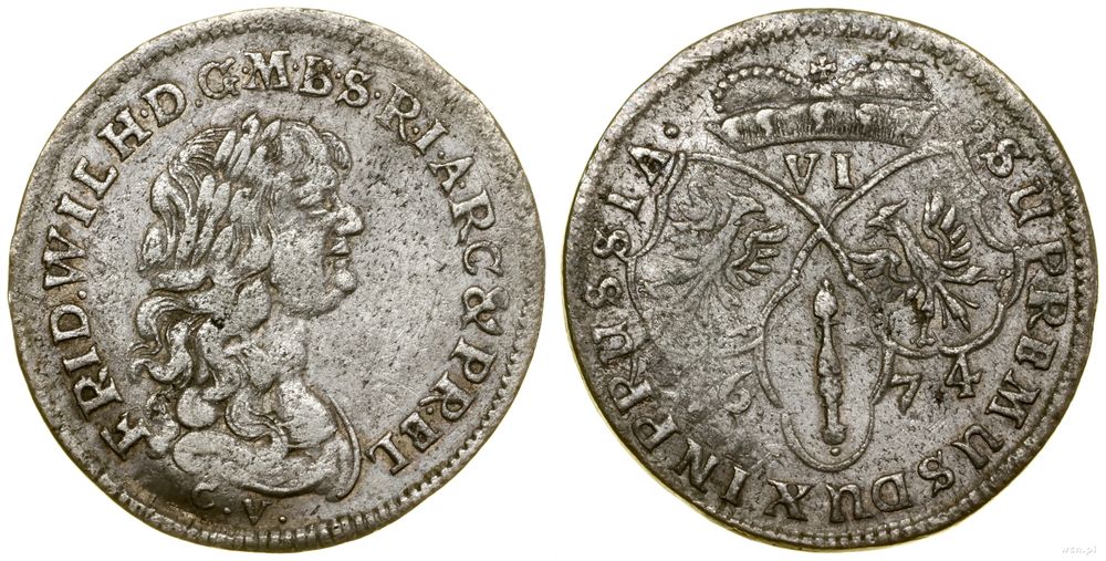 Niemcy, szóstak, 1674 CV