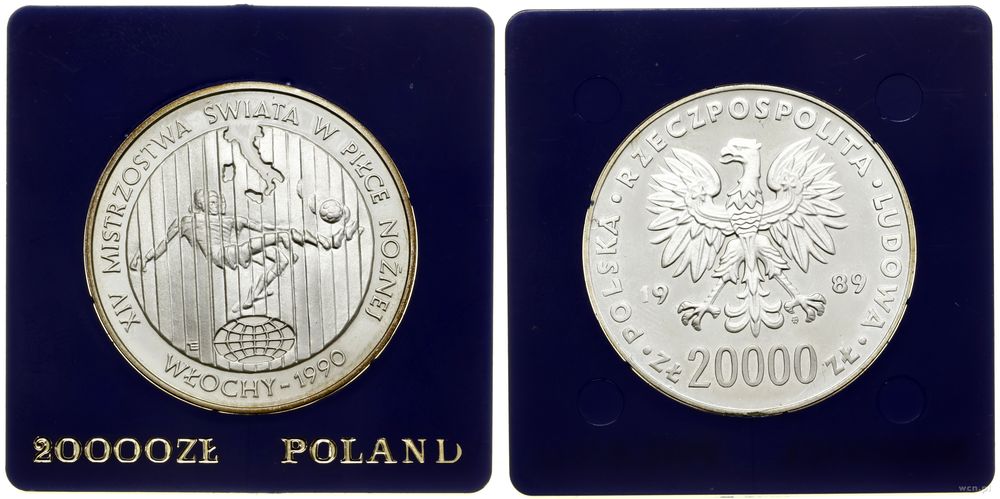 Polska, 20.000 złotych, 1989