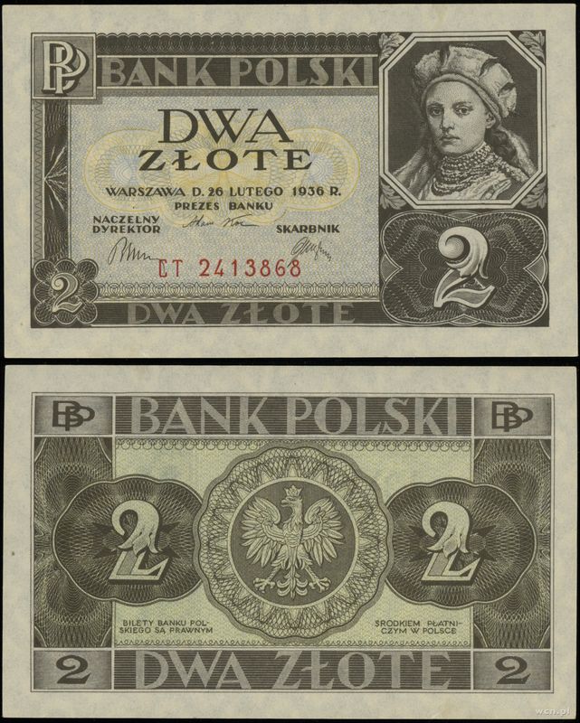 Polska, 2 złote, 26.02.1936