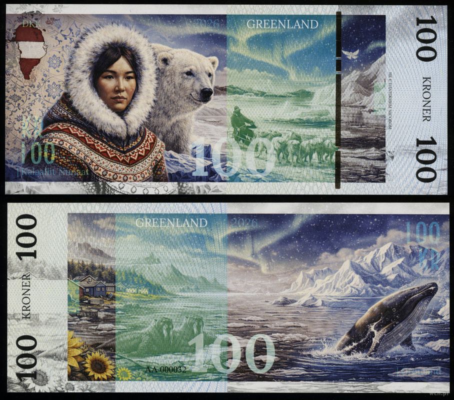 Grenlandia, 100 koron, 2026