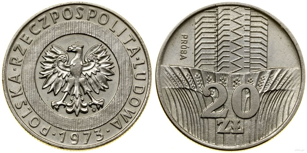 Polska, 20 złotych, 1973