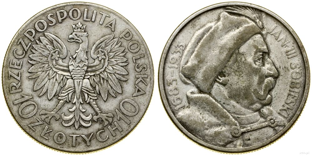 Polska, 10 złotych, 1933