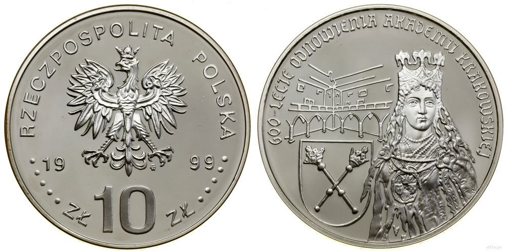 Polska, 10 złotych, 1999