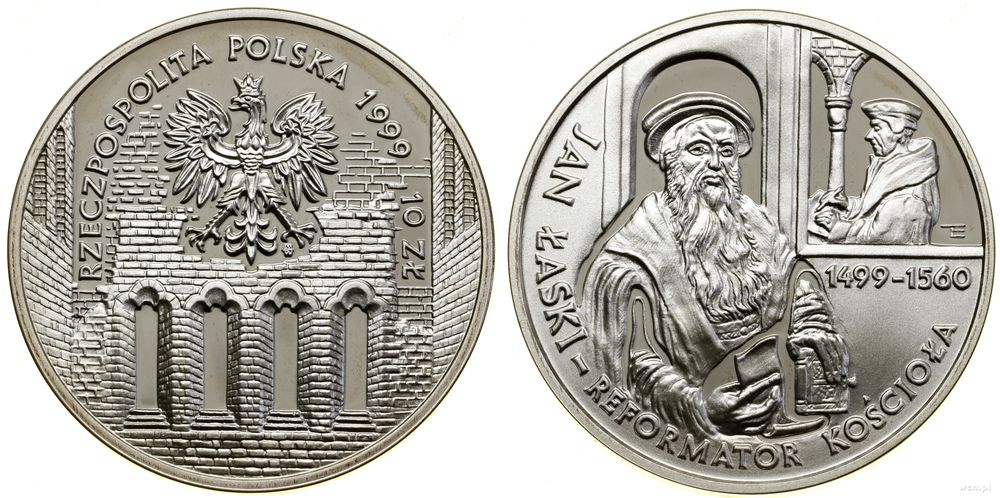 Polska, 10 złotych, 1999