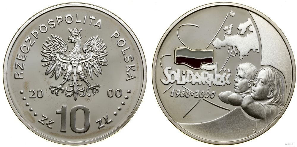 Polska, 10 złotych, 2000