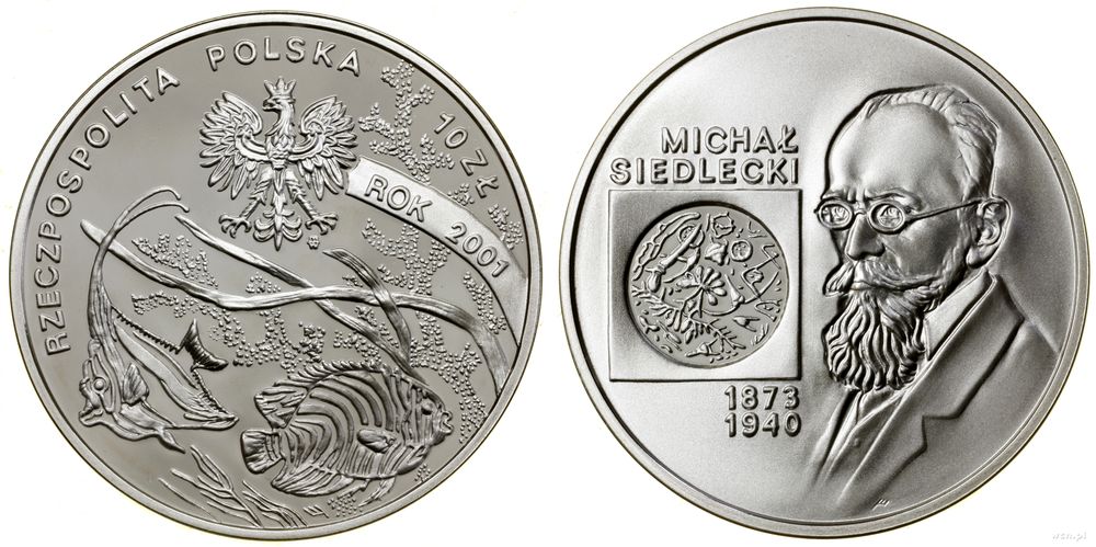 Polska, 10 złotych, 2001