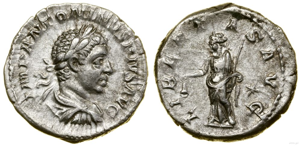 Cesarstwo Rzymskie, denar, (218–222)