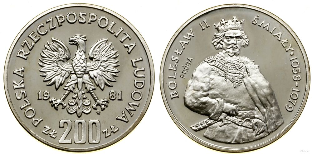 Polska, 200 złotych, 1981