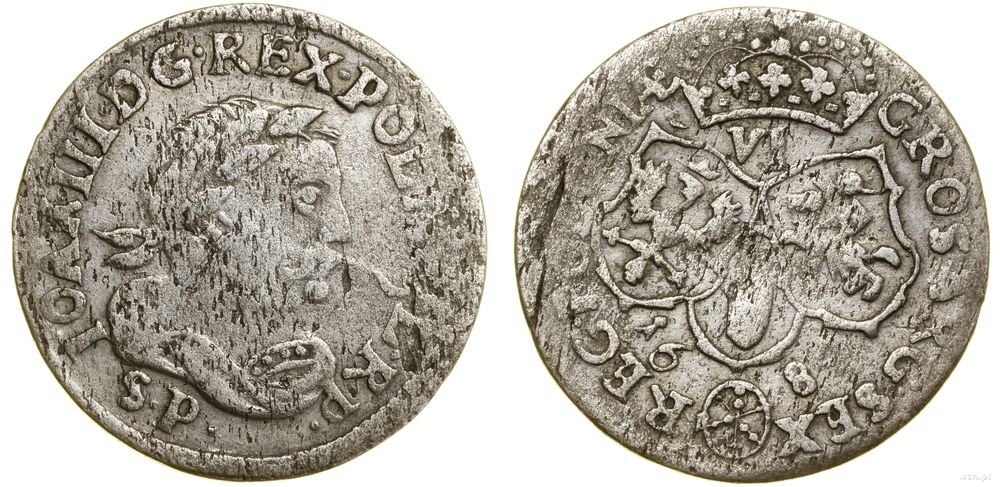 Polska, szóstak, 1684 SP
