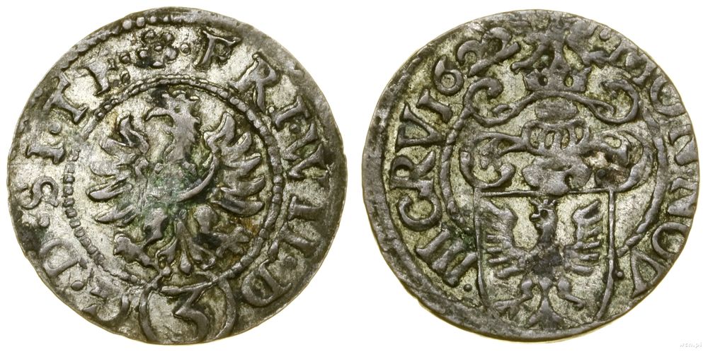 Śląsk, 3 krajcary kiperowe, 1622