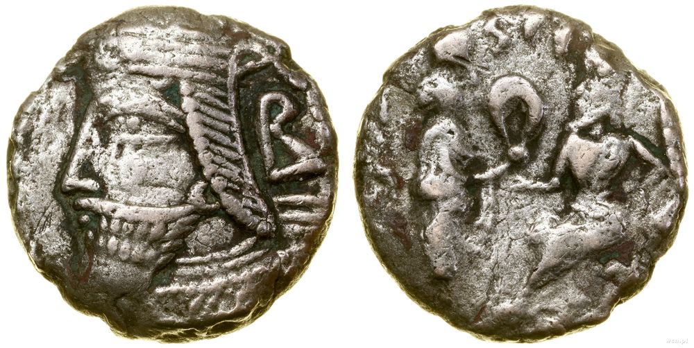 Partia, tetradrachma bilonowa, (ok. 147–191 ne)