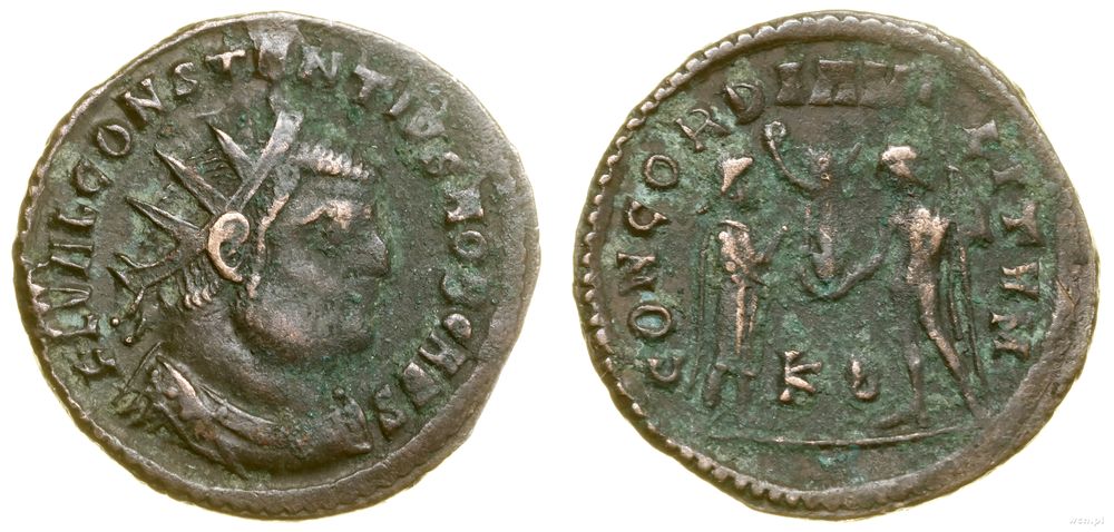 Cesarstwo Rzymskie, antoninian bilonowy, (295–299)