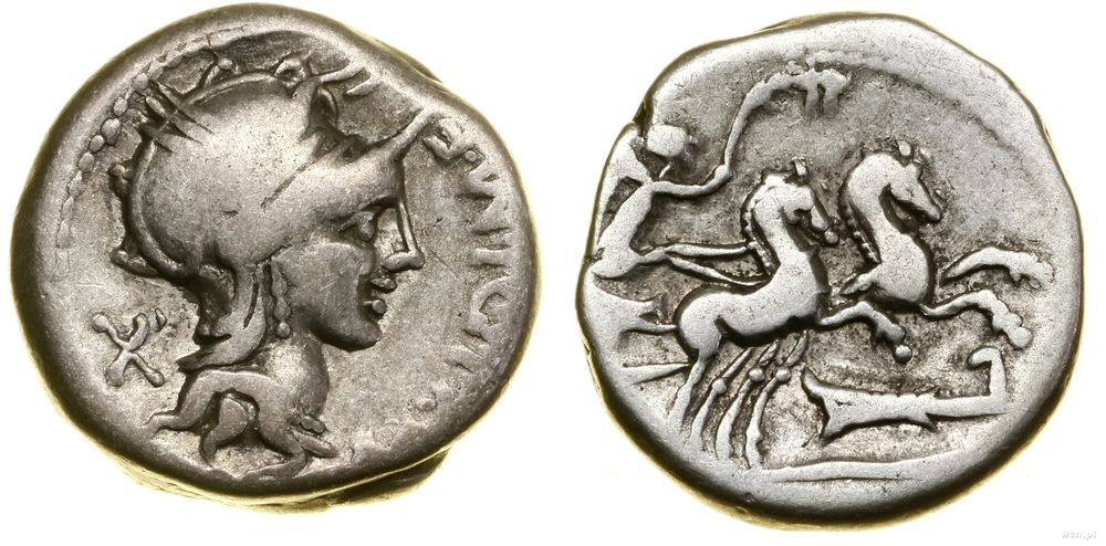 Republika Rzymska, denar, (115–114 pne)