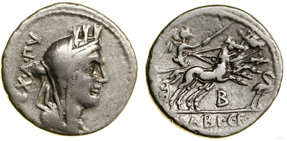 Republika Rzymska, denar, (102 pne)