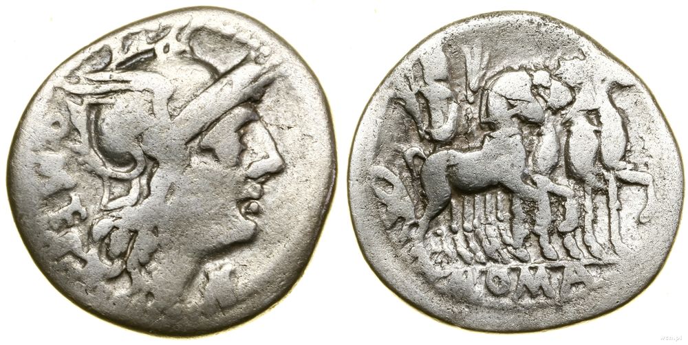 Republika Rzymska, denar, (130 pne)