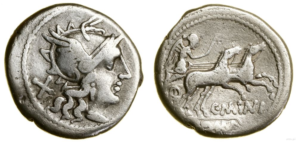 Republika Rzymska, denar, (153 pne)
