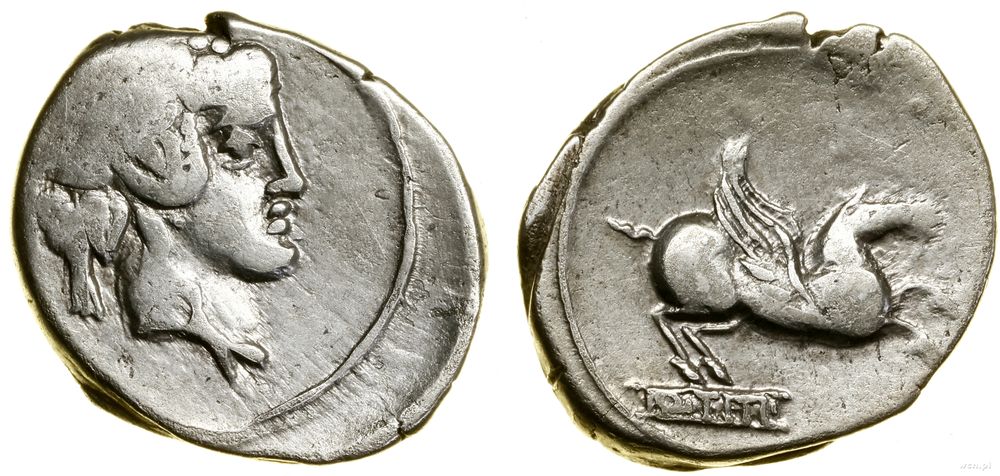 Republika Rzymska, denar, (90 pne)
