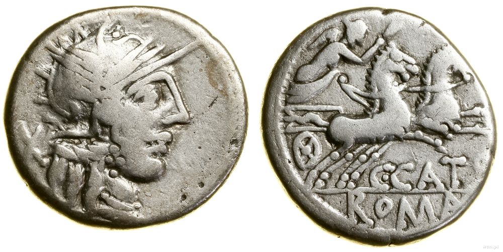 Republika Rzymska, denar, (123 pne)