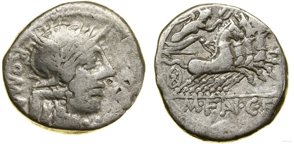 Republika Rzymska, denar, (123 pne)