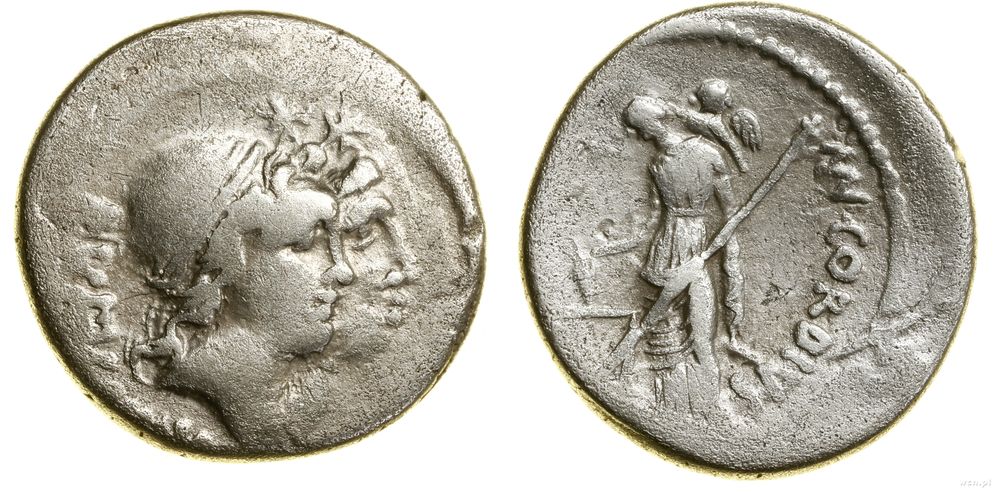 Republika Rzymska, denar, (46 pne)